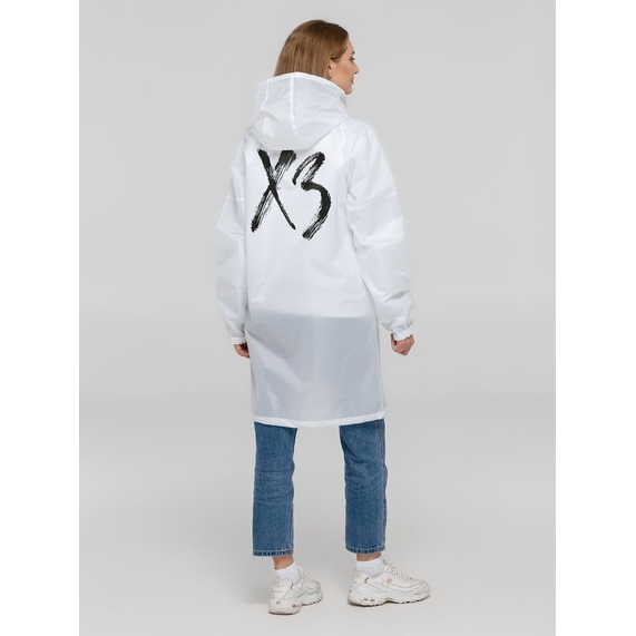 [Дождевик «ХЗ», белый, размер XL]