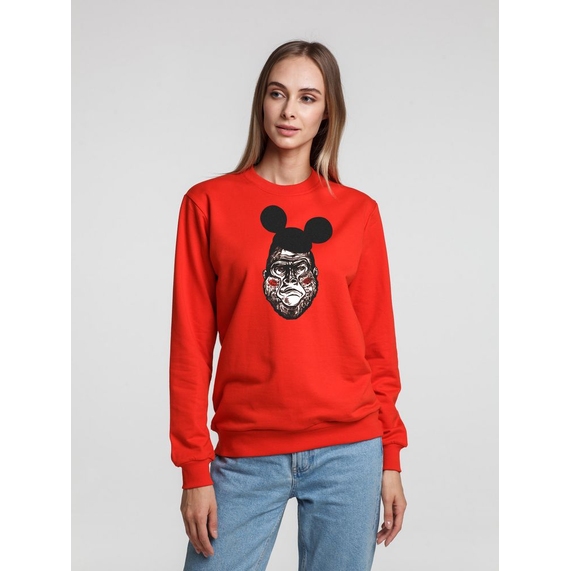 [Толстовка Monkey Mouse, красная, размер L]