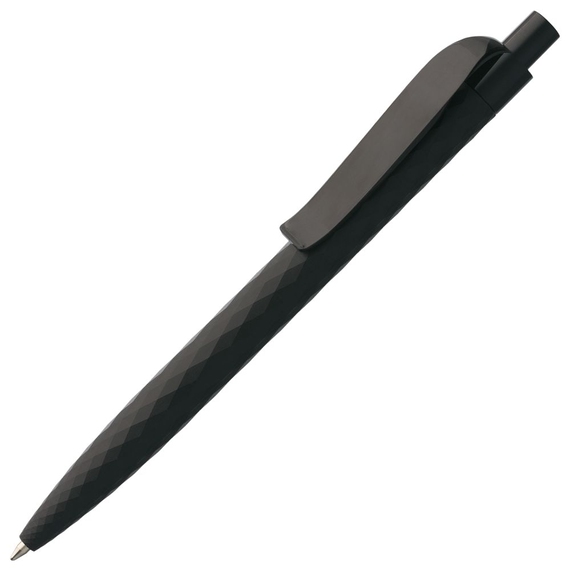 [Ручка шариковая Prodir QS01 PRP-P Soft Touch, черная]