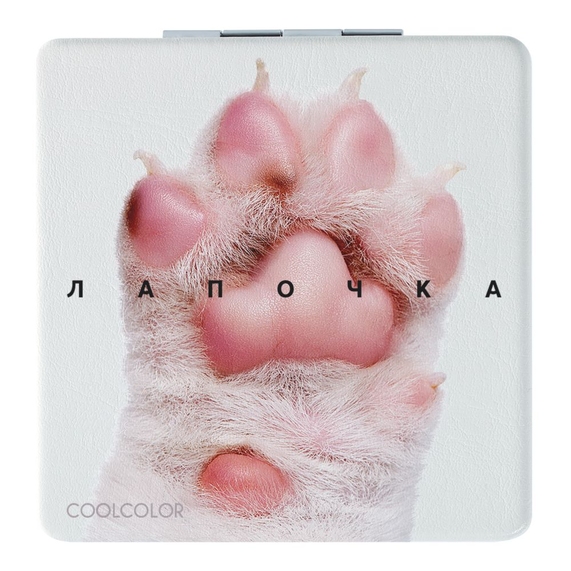 [Зеркало «Лапочка», квадратное]