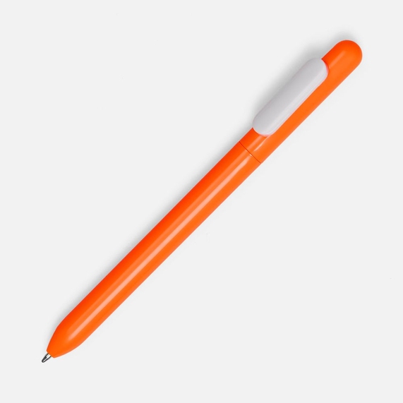 [Ручка шариковая Swiper, оранжевая с белым]