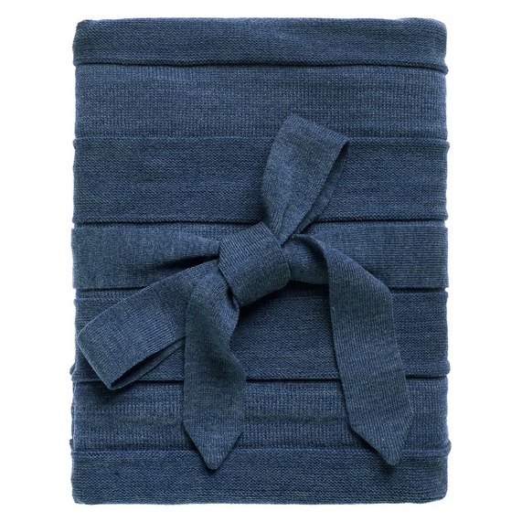 [Плед Pleat, синий]