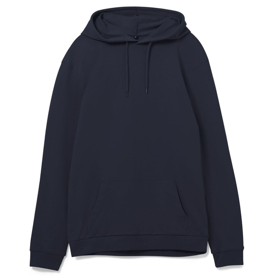 [Толстовка с капюшоном унисекс Hoodie, темно-синяя, размер S]