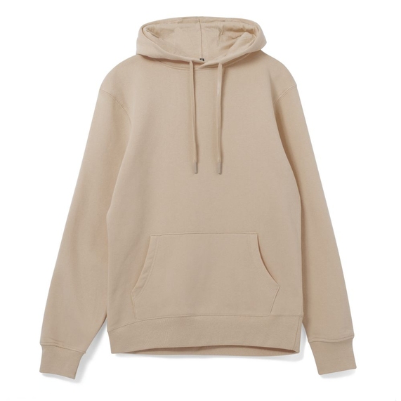 [Толстовка с капюшоном унисекс Hoodie, бежевая, размер S]