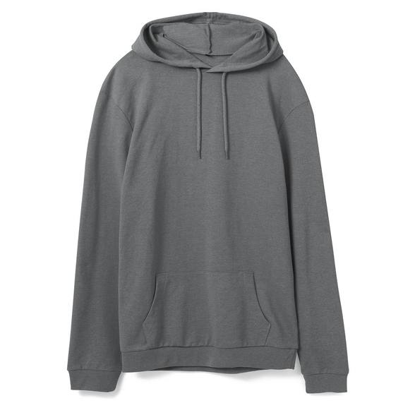 [Толстовка с капюшоном унисекс Hoodie, серая (стальная), размер M]