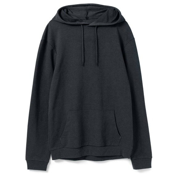 [Толстовка с капюшоном унисекс Hoodie, темно-серая, размер S]