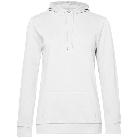 [Толстовка с капюшоном женская Hoodie, белая, размер XL]