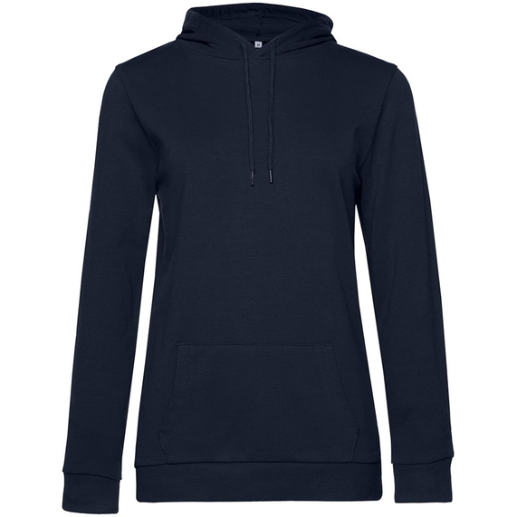 [Толстовка с капюшоном женская Hoodie, темно-синяя, размер M]