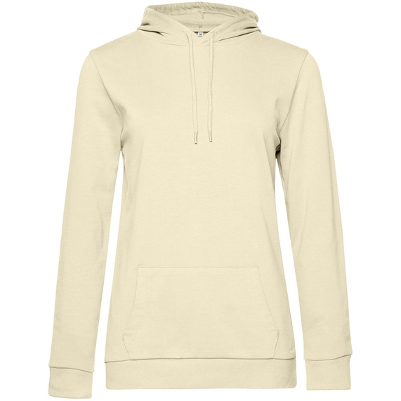 [Толстовка с капюшоном женская Hoodie, светло-желтая, размер S]