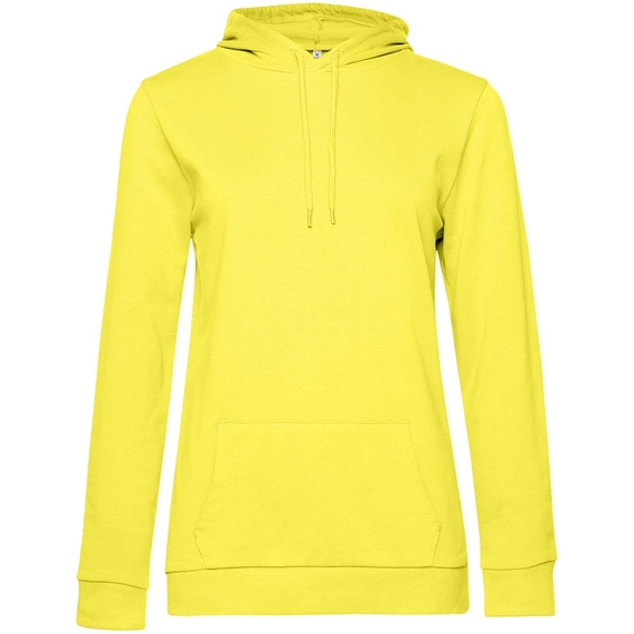 [Толстовка с капюшоном женская Hoodie, желтая, размер S]