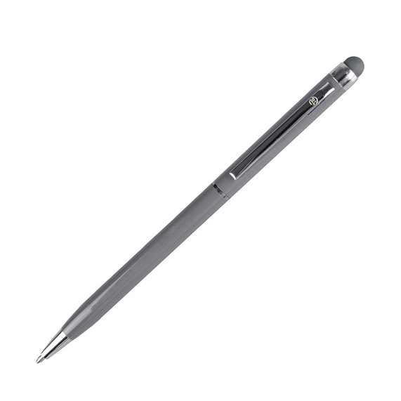 [TOUCHWRITER, ручка шариковая со стилусом для сенсорных экранов, серый/хром, металл]