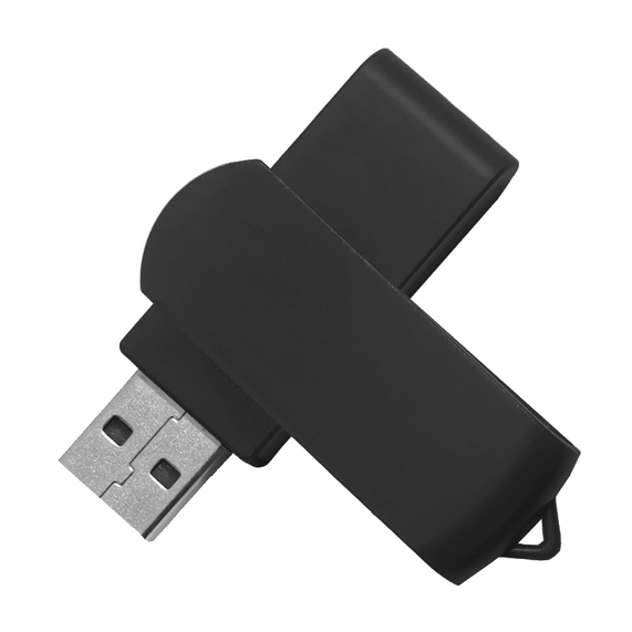 [USB flash-карта SWING (8Гб), черный, 6,0х1,8х1,1 см, пластик]