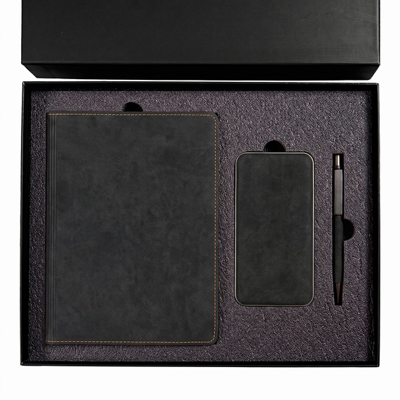 [Набор подарочный EMBER: ежедневник и power bank в коробке с ложементом]