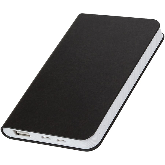 [Универсальный аккумулятор "Silki" (5000mAh),черный, 7,5х12,1х1,1см, искусственная кожа,пласт]