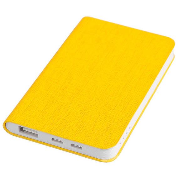[Универсальный аккумулятор "Provence" (5000mAh),желтый, 7,5х12,1х1,1см, искусственная кожа,пл]