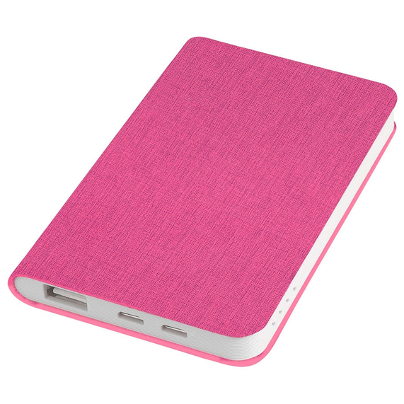 [Универсальный аккумулятор "Provence" (5000mAh),розовый,7,5х12,1х1,1см, искусственная кожа,пл]