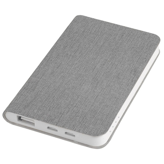 [Универсальный аккумулятор "Provence" (5000mAh),светло-серый,7,5х12,1х1,1см, искусственная ко]