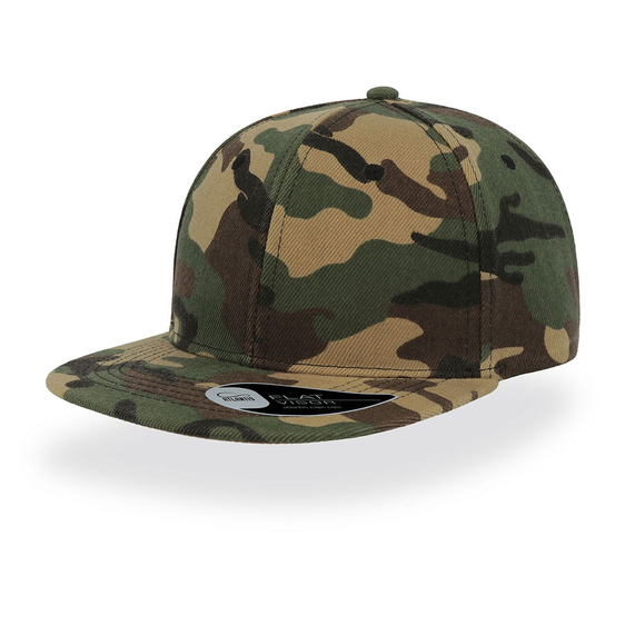 [Бейсболка SNAP BACK, 6 клиньев, пластиковая застежка]