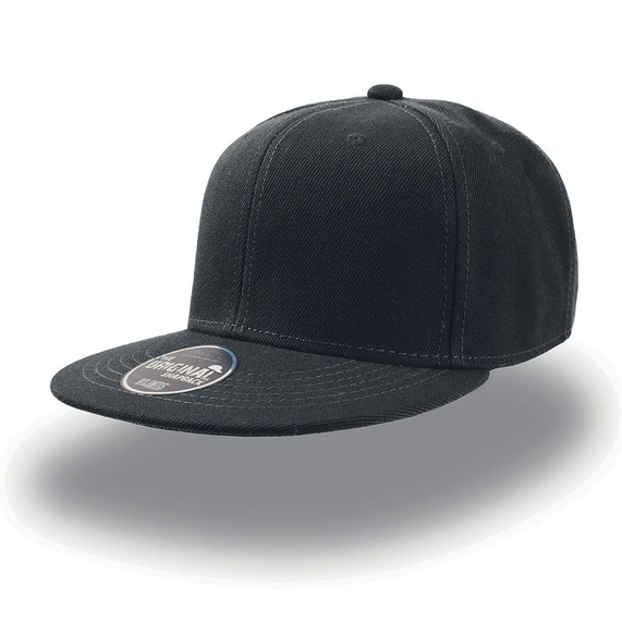 [Бейсболка SNAP BACK, 6 клиньев, пластиковая застежка]