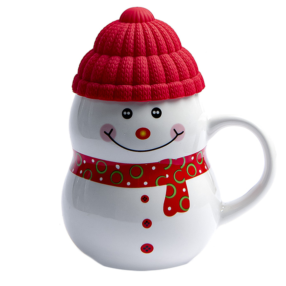 [Кружка SNOWMAN с крышкой]