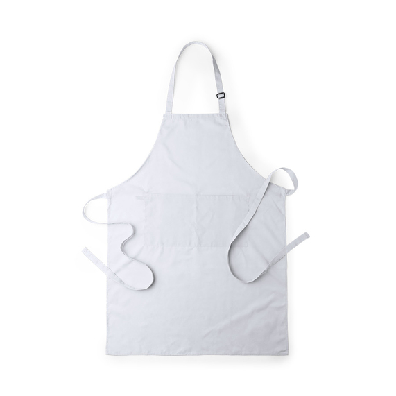 [Фартук KONNER, белый, 20% хлопок, 80% полиэстер]