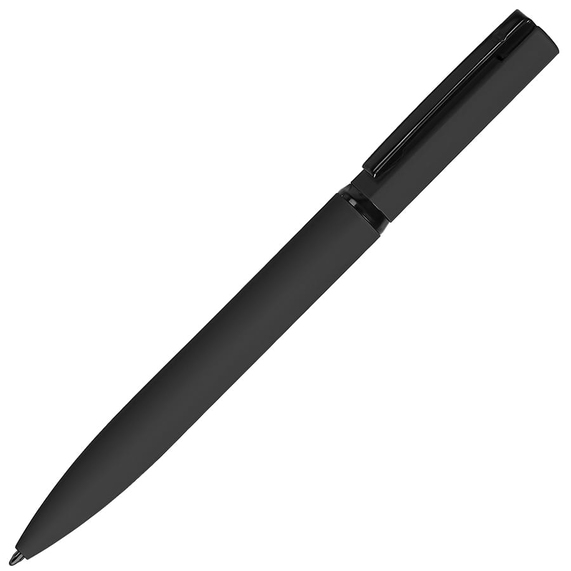 [Ручка шариковая MIRROR BLACK, покрытие soft touch]