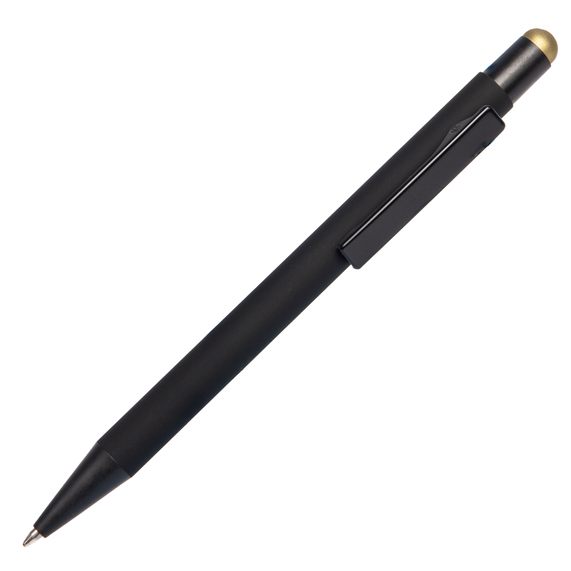 [Ручка шариковая FACTOR BLACK со стилусом]
