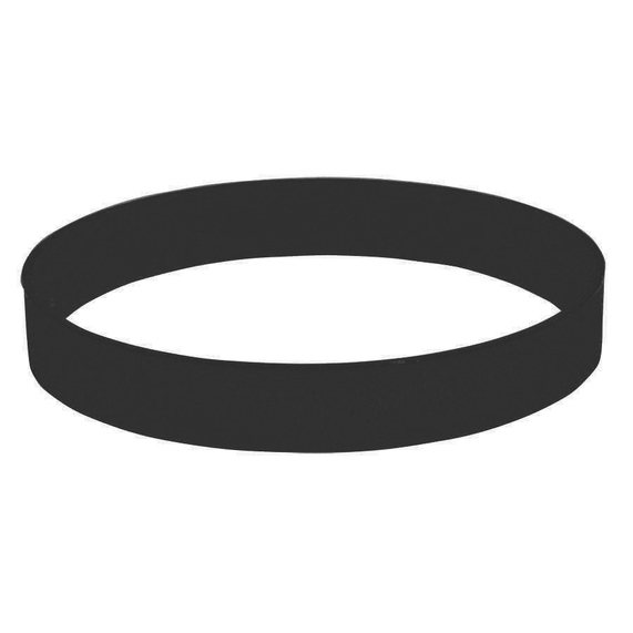[Браслет силиконовый FEST; 20 x 1,2 x 0,2 см; черный; силикон]