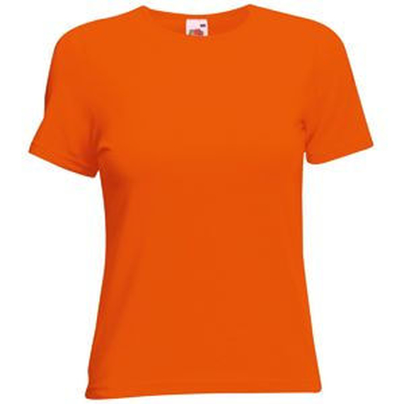 [Футболка женская LADY FIT CREW NECK T 210]