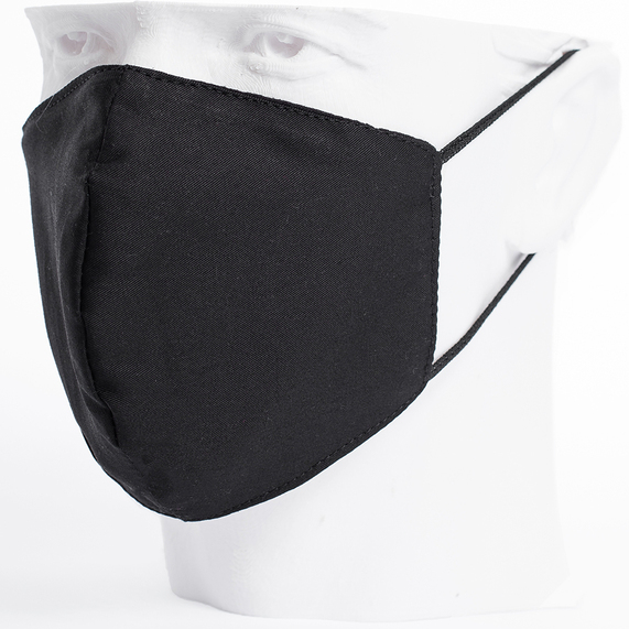 [Бесклапанная фильтрующая маска RESPIRATOR 800 HYDROP черная без логотипа в черном пакете]