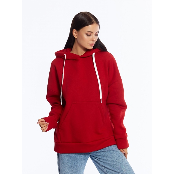 [Худи унисекс оверсайз BB Banks 2XL/3XL Красный 2XL/3XXL]