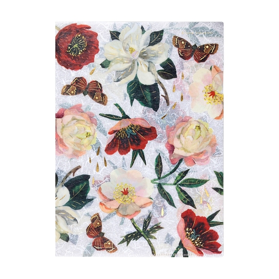 [ПАПКА УГОЛОК С ОДНИМ ОТДЕЛЕНИЕМ, "FLORA.ПИОНЫ", А4 многоцветный]