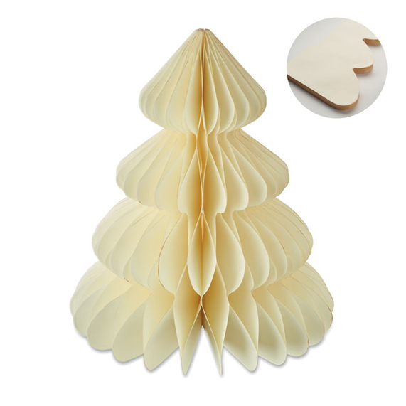 [Paper Xmas tree decoration бежевый]