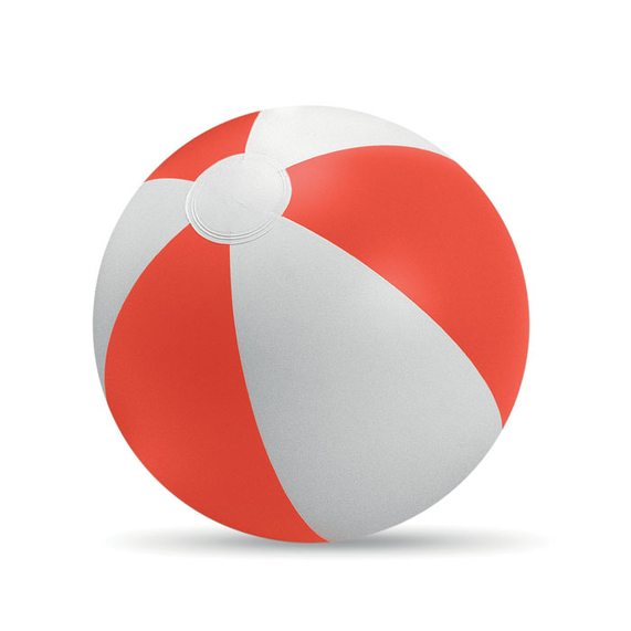 [Мяч надувной пляжный красный]