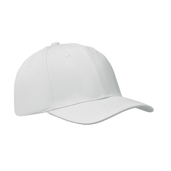 [6 panel baseball cap белый]