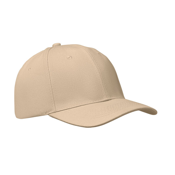 [6 panel baseball cap бежевый]