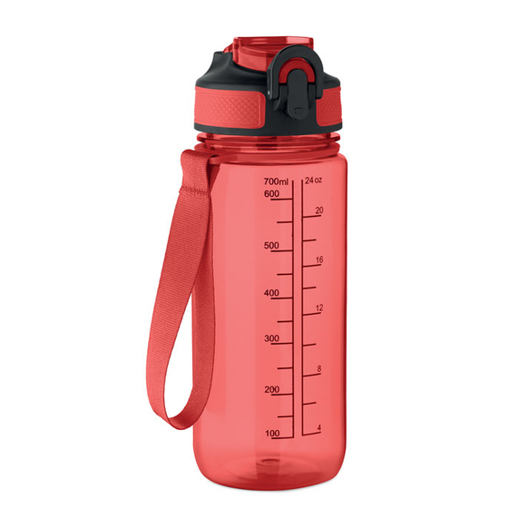 [Бутылка 700 мл прозрачно-красный]