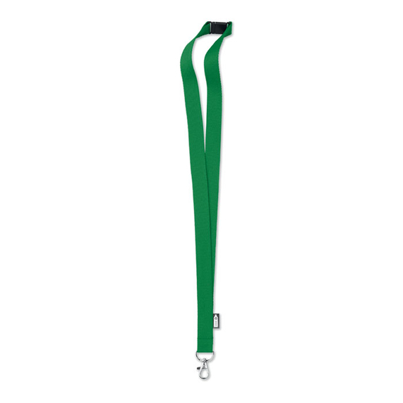 [Lanyard in RPET 20 mm зеленый]