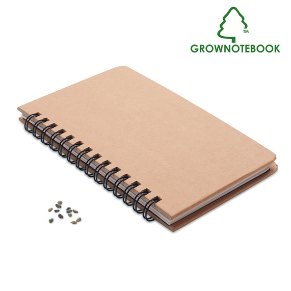 [Pine tree notebook бежевый]