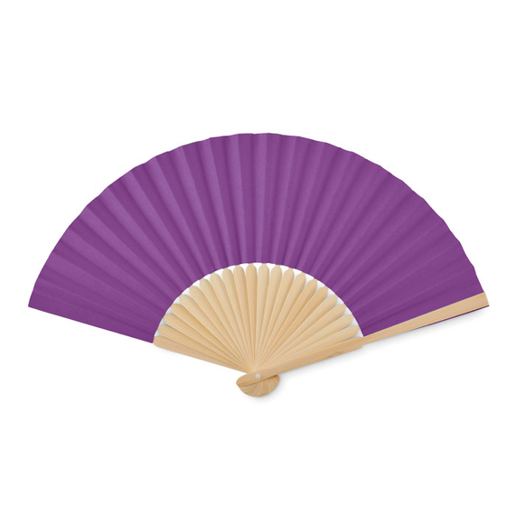 [Manual hand fan фиолетовый]