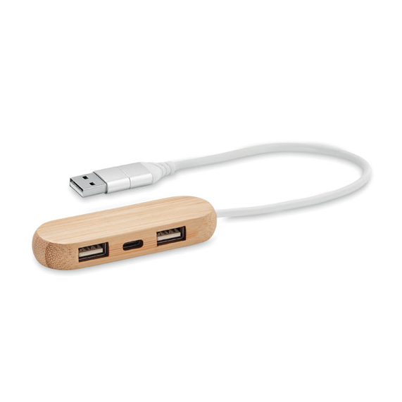 [Разветвитель USB древесный]
