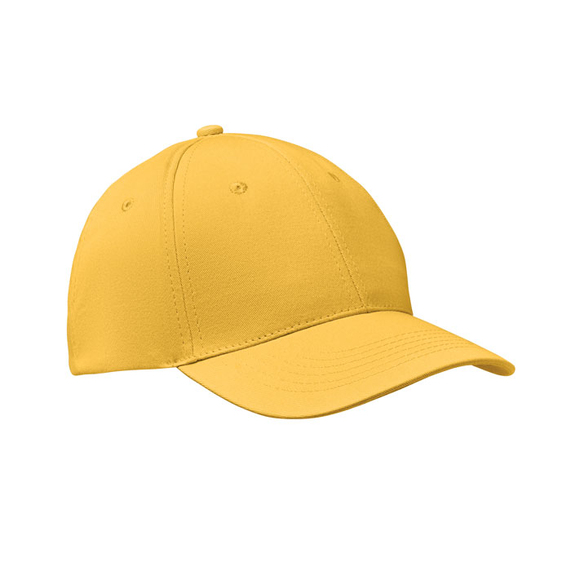 [6 panels baseball cap желтый]