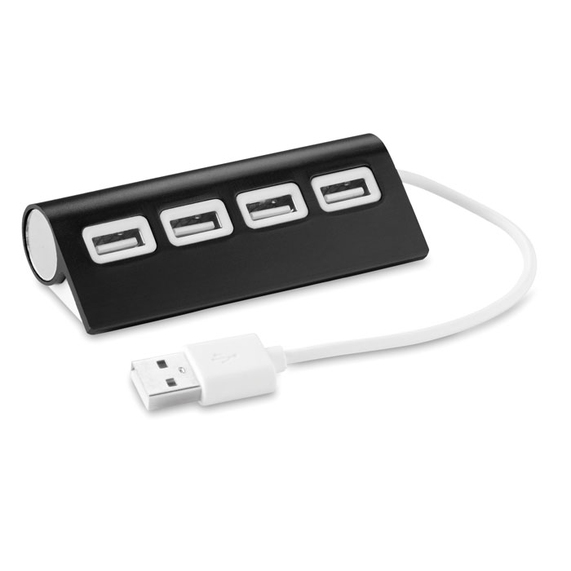 [USB хаб на 4 порта черный]
