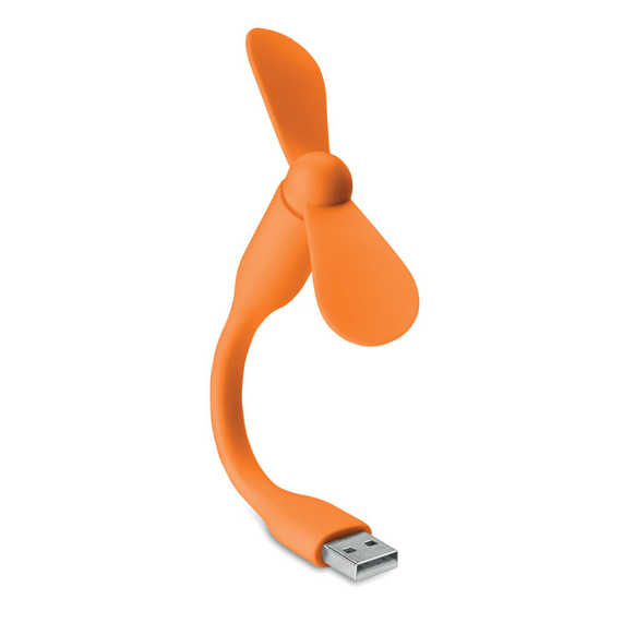 [Настольный USB вентилятор оранжевый]