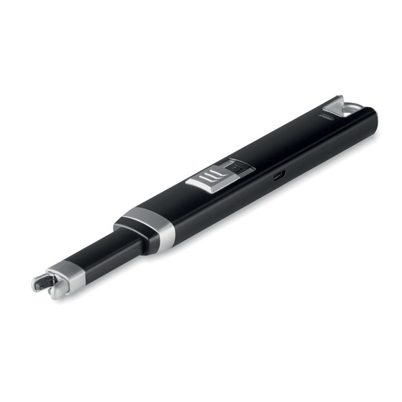 [Большая USB зажигалка черный]