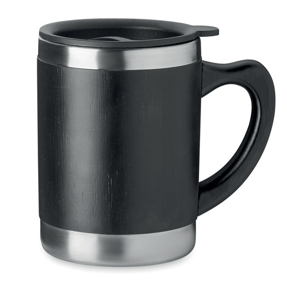 [Термостакан из бамбука 300ml черный]