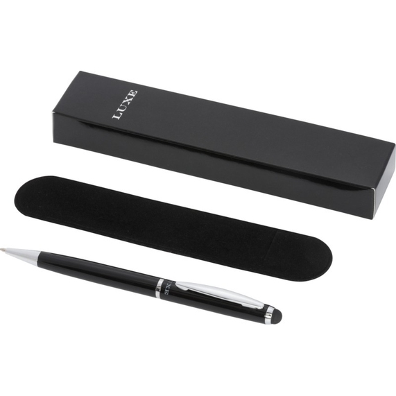 [Шариковая ручка Lento со стилусом (черный)]