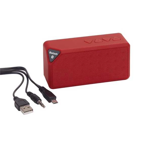 [Bluetooth колонка CUBOID Красный]