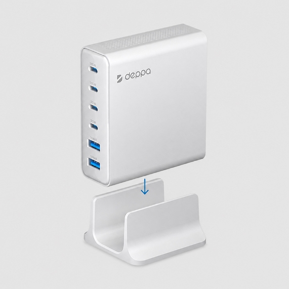 [Зарядная станция 4xUSB Type-C, 2xUSB, PD, QC, 160Вт]