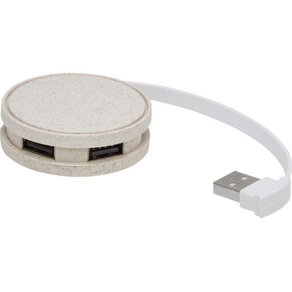 [USB-концентратор «Kenzu» из пшеничной соломы]